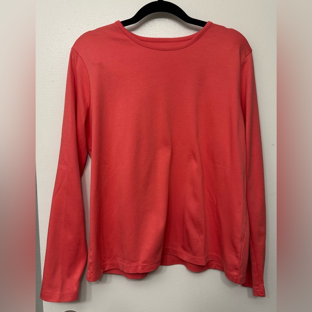 EUC L.L. Bean Prima Cotton Long Sleeve Shirt | Classic Cotton Layering Shirt